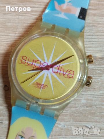 Часовник "Swatch"Superdiva, снимка 4 - Дамски - 52756061