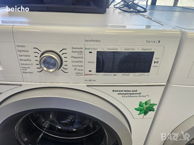 Пералня Bosch Serie 8 VarioPerfect 8 кг А+++, снимка 7 - Перални - 52799531