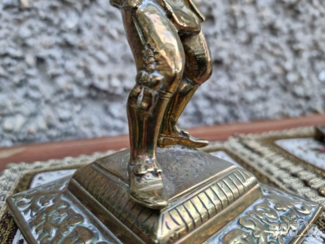 Антикварни Бронзови Свещници Фокусник Франция- (1930-1940г), снимка 10 - Антикварни и старинни предмети - 40112344