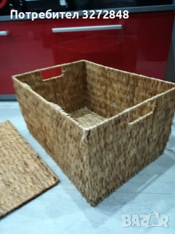 Плетен сандък( панер) 50/37/29см
