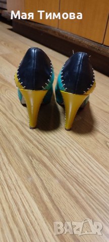 Дамски кожени обувки , снимка 3 - Дамски обувки на ток - 38727200