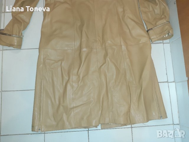 ДЪЛГО КОЖЕНО МАНТО, снимка 10 - Палта, манта - 33245116