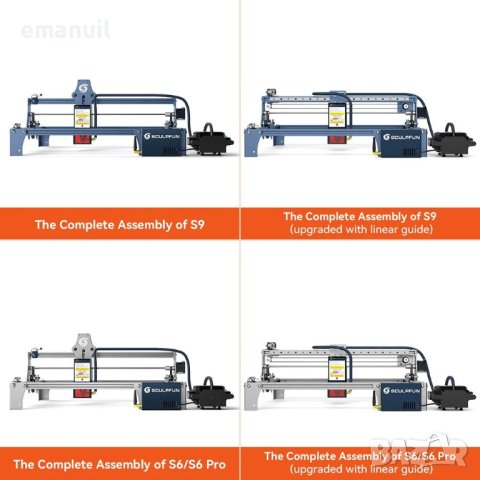 ЪПГРЕЙД до SCULPFUN S30 Ultra 22W 2000лв 33W 2800лв CNC лазер лазерно гравиране рязане, снимка 17 - Други машини и части - 40836296