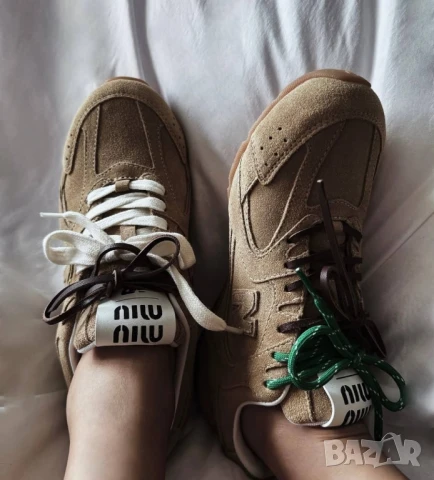 дамски маратонки miu miu , снимка 11 - Маратонки - 50596274