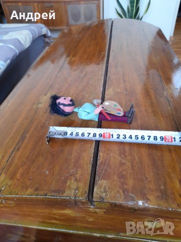 Стара фигурка Художник, снимка 5 - Други ценни предмети - 32248687