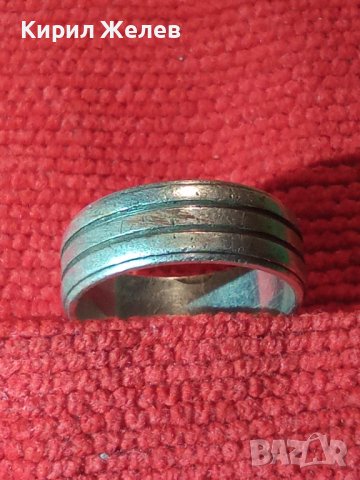 Стар СРЕБЪРЕН СТИЛНО ОРНАМЕНТИРАН ПРЪСТЕН ВИСОКА ПРОБА СРЕБРО Тип ХАЛКА 40117, снимка 2 - Антикварни и старинни предмети - 43226964