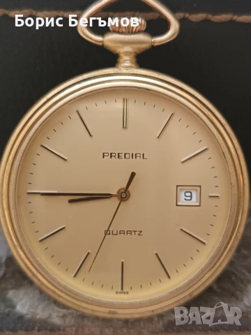Джобен швейцарски часовник PREDIAL, снимка 6 - Антикварни и старинни предмети - 50604421