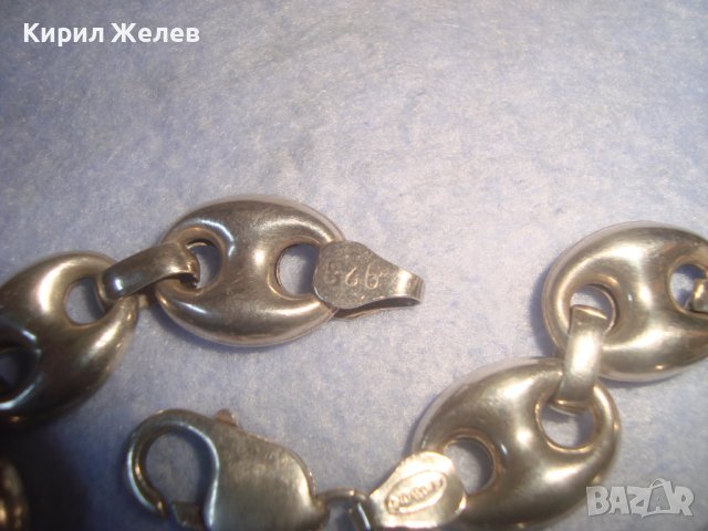 ПРЕКРАСНА МАРКОВА СРЕБЪРНА ВИНТИДЖ АРТ ГРИВНА СРЕБРО 925 РЕТРО ПЛЕТКА 27817, снимка 8 - Гривни - 38323324