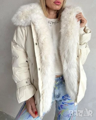 яке с косъм , снимка 3 - Якета - 50879480