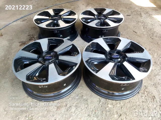 4 броя алуминиеви джанти за Subaru Forester,Legasy,Impreza 17, снимка 9 - Гуми и джанти - 49772282