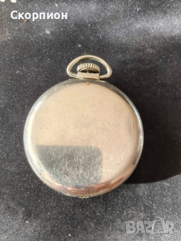 Американски джобен часовник - Westclox SCOTTY - MADE IN U.S.A. - Рядък, снимка 4 - Джобни - 50776891