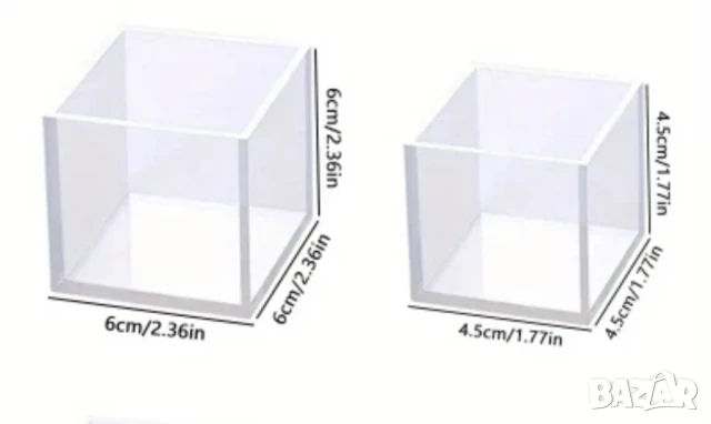 Молдове комплект 5 броя кубчета различни размери , снимка 7 - Форми - 50579020