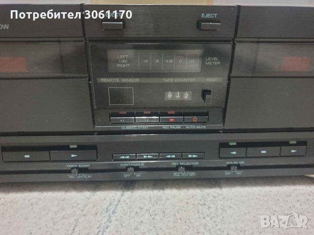 Страхотен касетен дек Akai HX-M670W Всичко по дека работи. В отлично състояние. , снимка 2 - Декове - 32735206