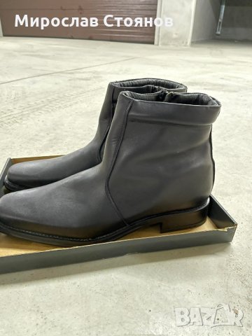 Мъжки боти естествена кожа 43 номер, снимка 5 - Мъжки боти - 35308468