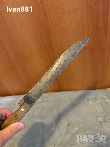 Автентичен кован овчарски нож, снимка 3 - Антикварни и старинни предмети - 50337663