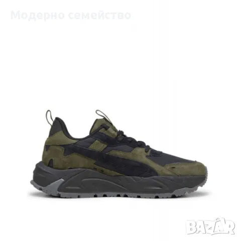 Маратонки PUMA Rs-Track Outdoor Shoes Green/Black, снимка 1 - Маратонки - 47457451