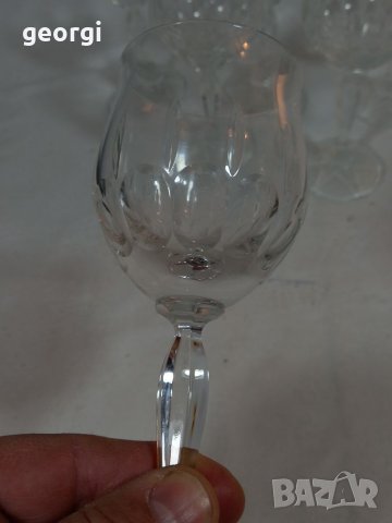 Кристални чаши 6 броя , снимка 4 - Чаши - 35456579