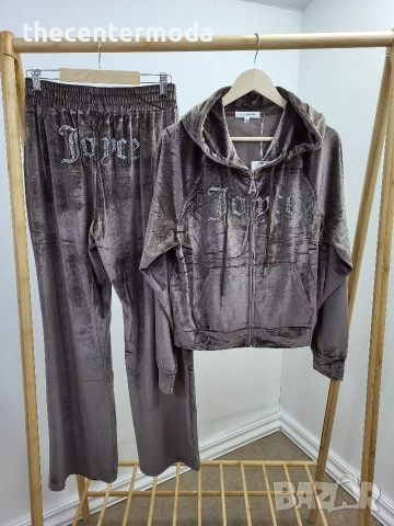 Дамски комплект от плюшена материя , снимка 2 - Спортни екипи - 52842082