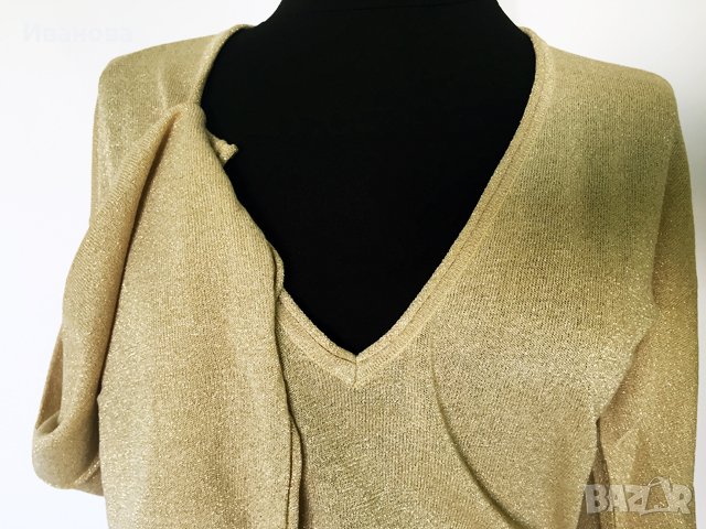 Блуза цвят старо злато на немската марка Apart, снимка 2 - Туники - 34708240