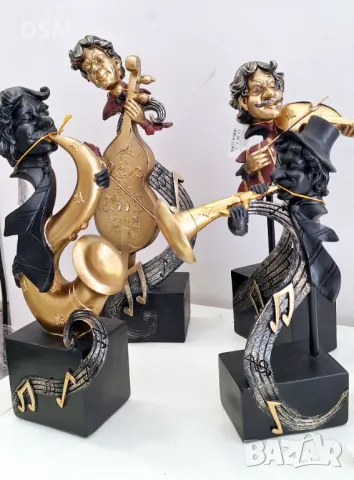 Нова Стауетка Музикант Саксофон Цигулка Тромпет Виолончело 30см, снимка 2 - Статуетки - 49496143