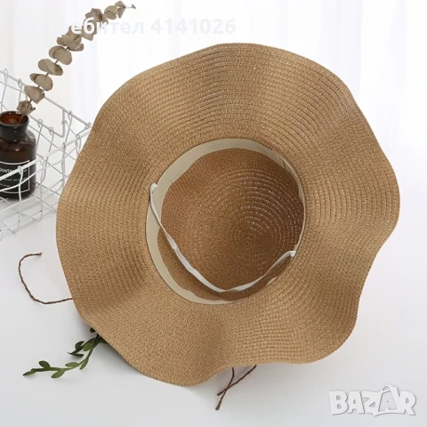 Дамска лятна капела / шапка, снимка 6 - Шапки - 50715184