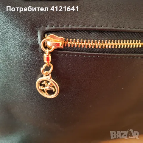 Дамска черна чанта, НОВА, еко кожа, Турция, снимка 6 - Чанти - 47737409