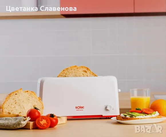Тостер Blank Canvas 800w, снимка 2 - Тостери - 48537240