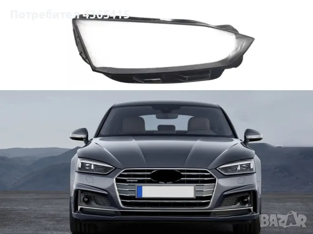 Стъклo за фар на Audi A5 F5 (2016-2019) Десен, снимка 3 - Аксесоари и консумативи - 49985251
