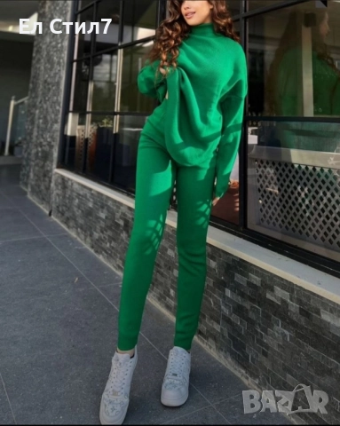 📌#Дамски #комплект стандарт С М Л МАШИННО ПЛЕТИВО Плътна материя, снимка 3 - Комплекти - 52268318