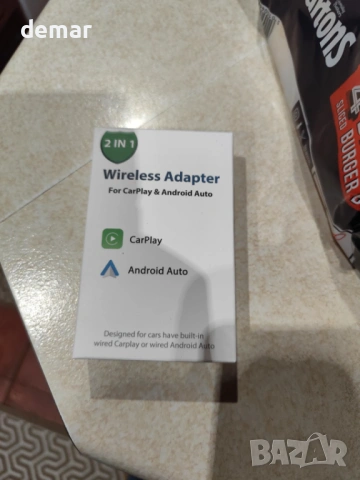 Sunweyer S41 L-образен безжичен CarPlay и Android Auto адаптер, снимка 10 - Аксесоари и консумативи - 53178779