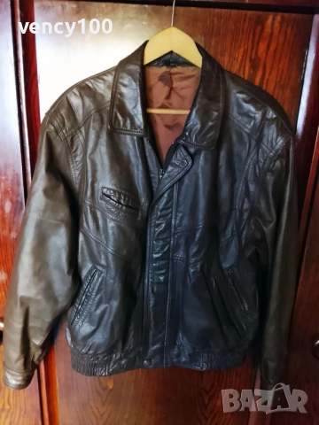 Мъжко кожено яке - размер XL