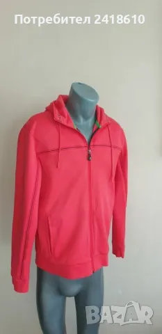 Hugo Boss Green Full Zip Mens Size L ОРИГИНАЛ! Мъжки Суичер!, снимка 3 - Спортни дрехи, екипи - 47272220