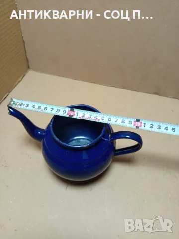 Соц Стар Малък Емайлиран Чайник., снимка 9 - Антикварни и старинни предмети - 49276481