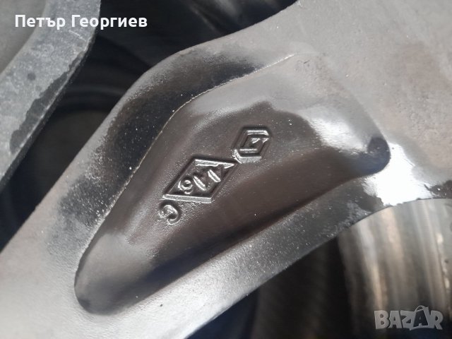  1бр Оригинална Алуминиева Джанта за Рено 4х100х60-17 цола, снимка 5 - Гуми и джанти - 43954043