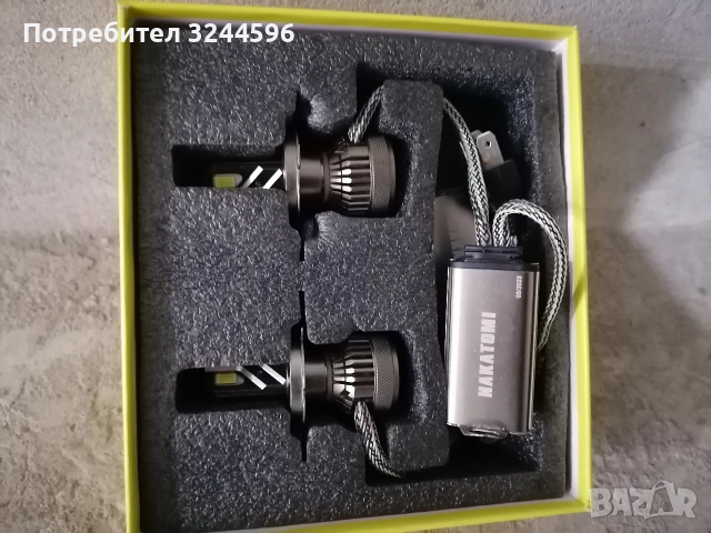 NAKATOMI H4 led крушки , снимка 2 - Аксесоари и консумативи - 52868978
