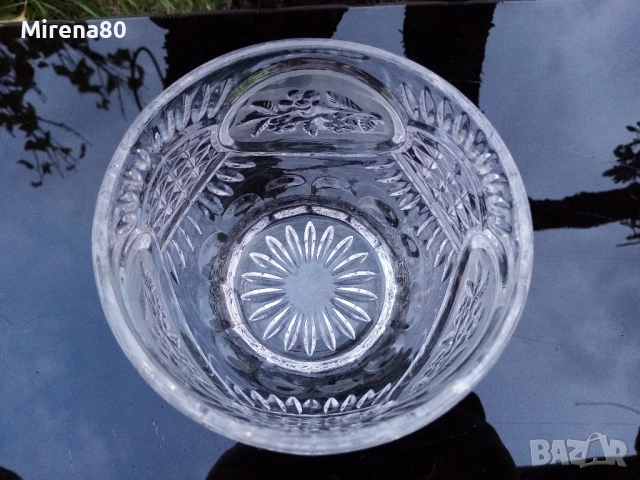 Руска кристална купа / ледарка, снимка 5 - Антикварни и старинни предмети - 52542332