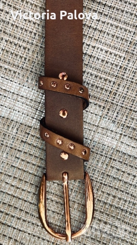 Красив колан HÜFTGOLD BERLIN естествена кожа, снимка 11 - Колани - 51541890