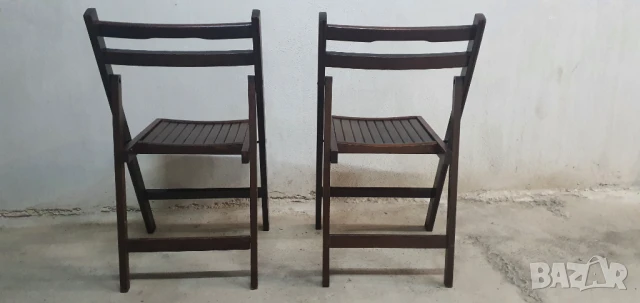 Сгъваеми столове винтидж антики, снимка 6 - Антикварни и старинни предмети - 49592276