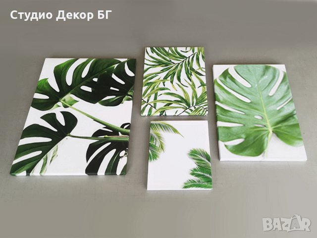 КАРТИНА Тропически листа #025, снимка 3 - Картини - 24911611