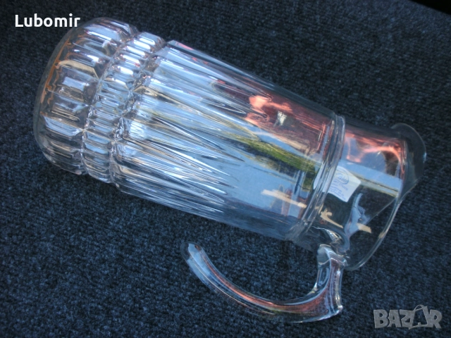 Стъклена голяма кана с уникален Арт дизайн - Нова !, снимка 4 - Аксесоари за кухня - 52115956