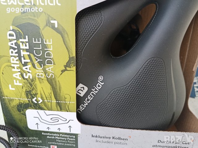 седалка ГЕЛ УДОБНА нова за колело,велоергометър,велосипед от MEMORY FOAM,мемори пяна,широка седалка , снимка 16 - Части за велосипеди - 43803733