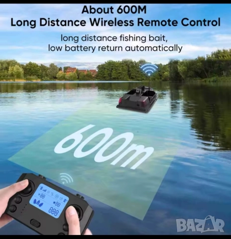 Лодка за захранка с 99 GPS позиции , снимка 9 - Стръв и захранки - 46307736