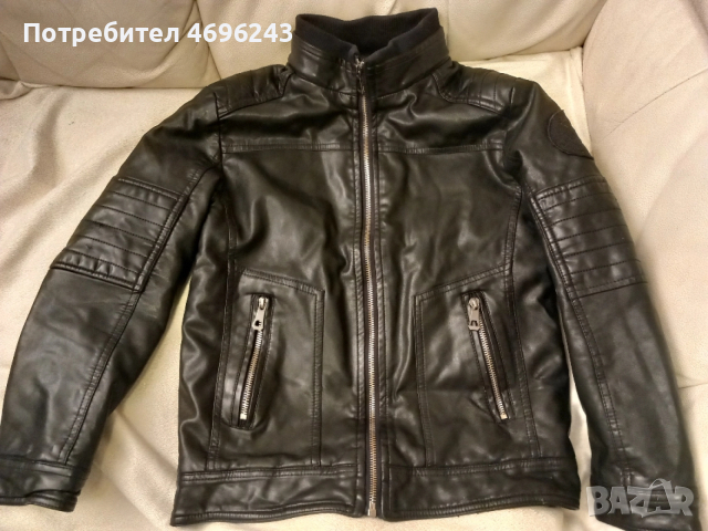 Детско кожено яке за 10 - годишно