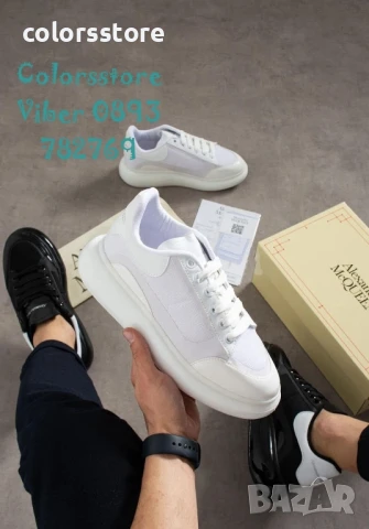 Мъжки бели кецове Alexander McQueen/BR46f