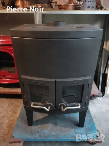 Скандинавска чугунена печка , снимка 2 - Отоплителни печки - 52930160