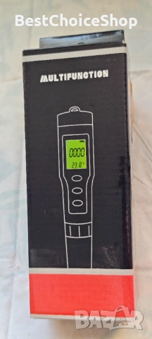 5 в 1 тестер за вода за басейн Цифров дисплей pH TDS EC Соленост Температура, снимка 4 - Друга електроника - 53150153