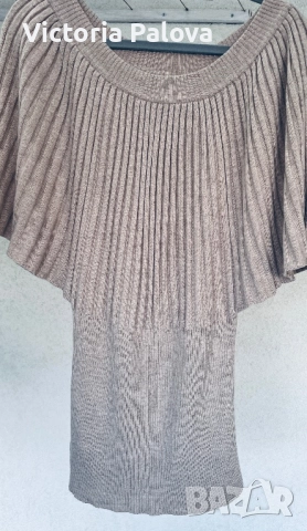 Разкошна френска блуза вълна кашмир, снимка 6 - Блузи с дълъг ръкав и пуловери - 51655677