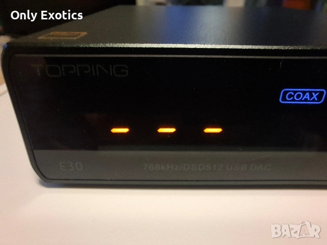 Topping E30 back DAC цап 768khz / DSD512 / usb dac, снимка 11 - Аудиосистеми - 53136145