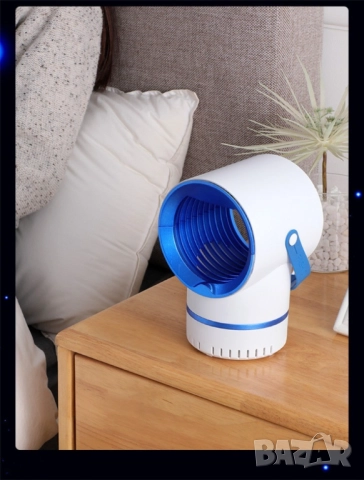 LED лампа против комари; Размер: 12,3 х 19,8 х 10, 8 см; Функция: Комарът попада в 360 градусово зав, снимка 5 - Друга електроника - 52041857