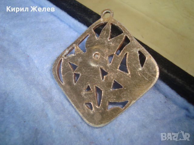 СТАР ФЛОРАЛЕН АЖУРЕН РУСКИ ПОЗЛАТЕН РЕТРО МЕДАЛЬОН 29430, снимка 5 - Антикварни и старинни предмети - 37743016